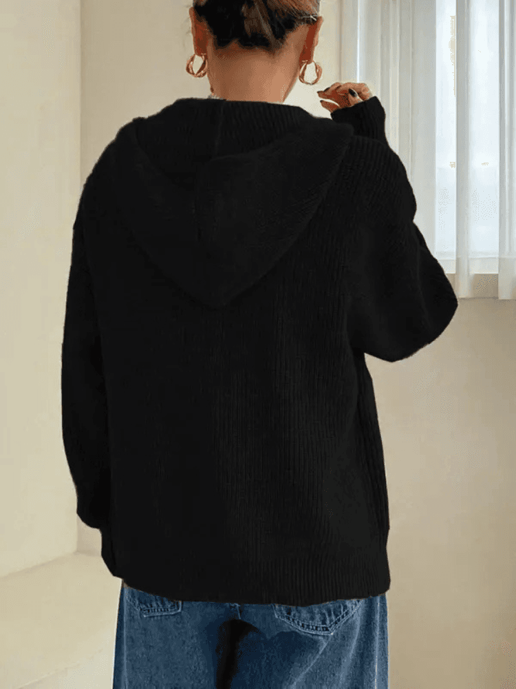 Herstura™ – Gebreide Vest Hoodie