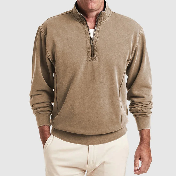 Coastal Breeze Quarter Zip Polo