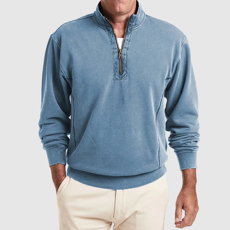 Coastal Breeze Quarter Zip Polo