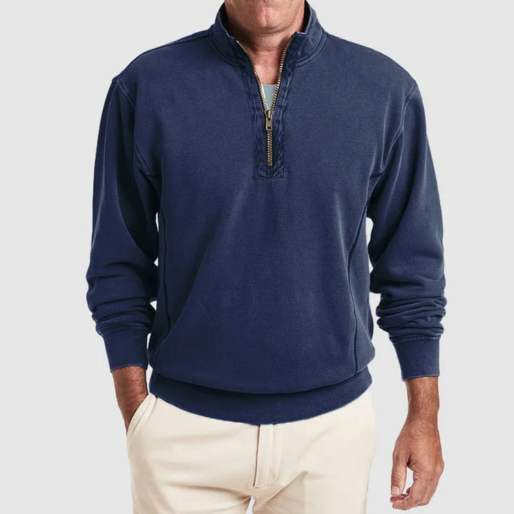 Coastal Breeze Quarter Zip Polo