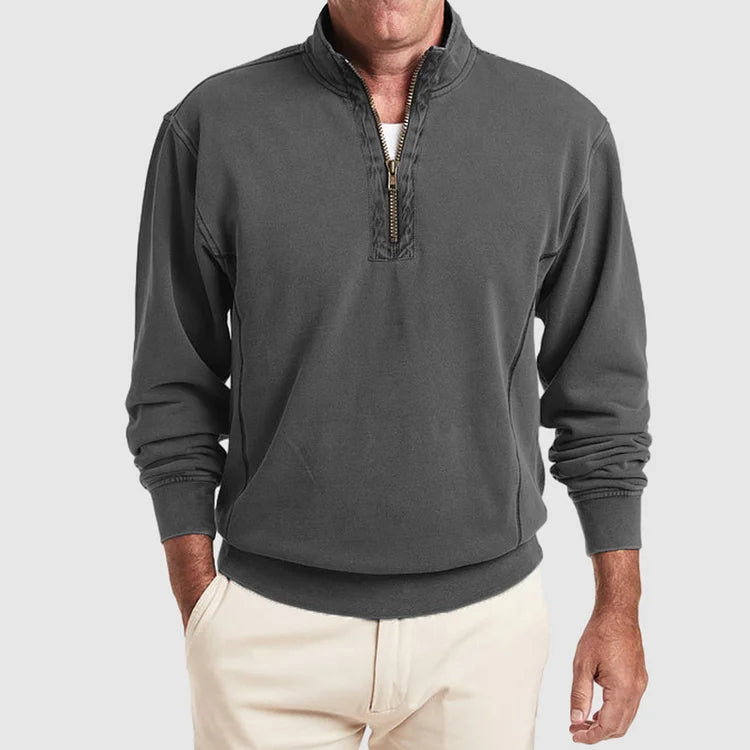 Coastal Breeze Quarter Zip Polo