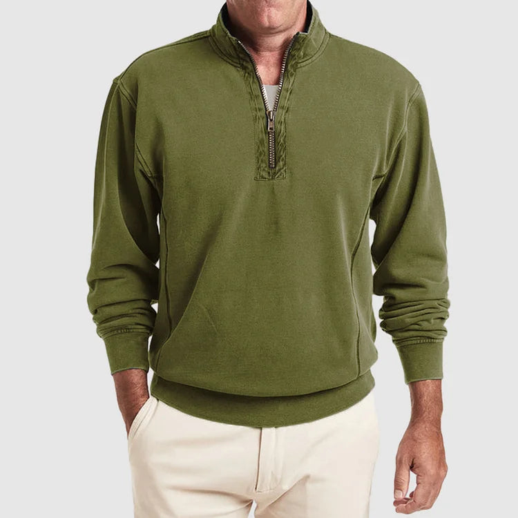 Coastal Breeze Quarter Zip Polo