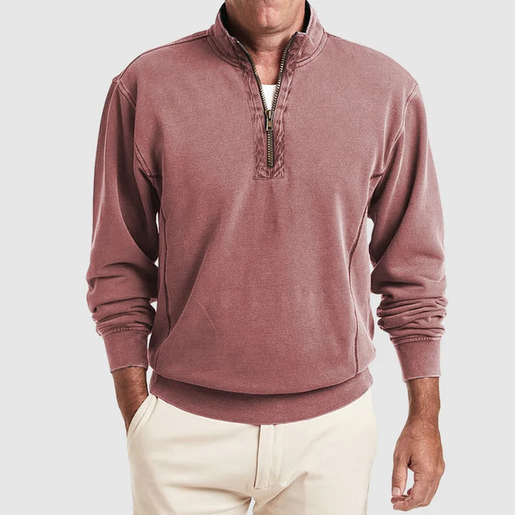 Coastal Breeze Quarter Zip Polo