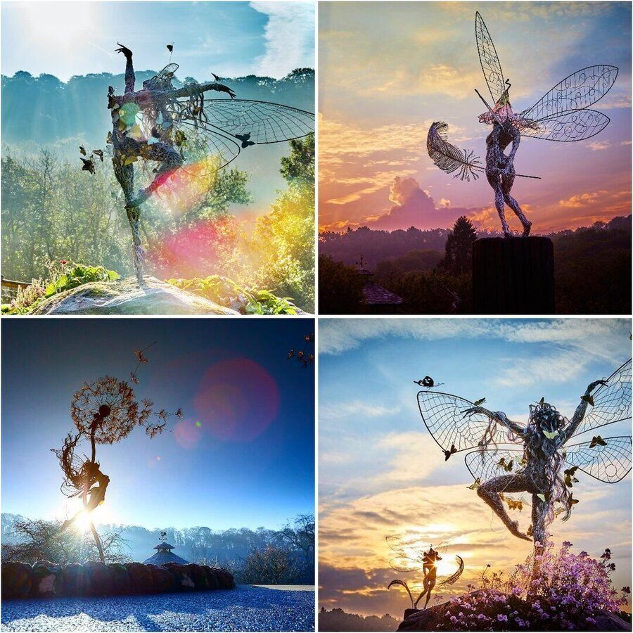 FairyFlow® | Authentieke Handgemaakte Tuinfee Sculpturen