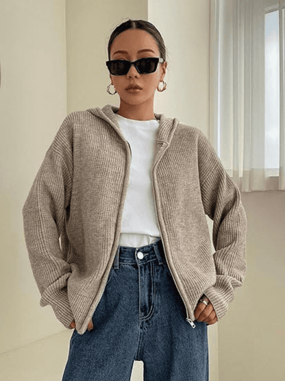 Herstura™ – Gebreide Vest Hoodie