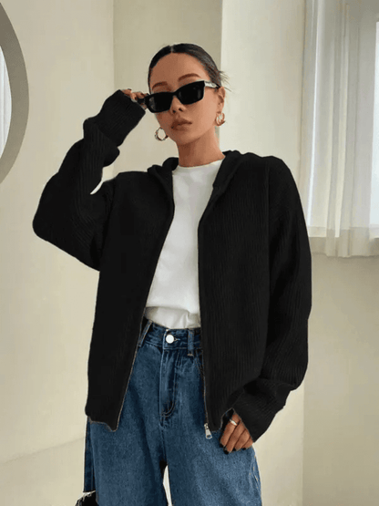 Herstura™ – Gebreide Vest Hoodie