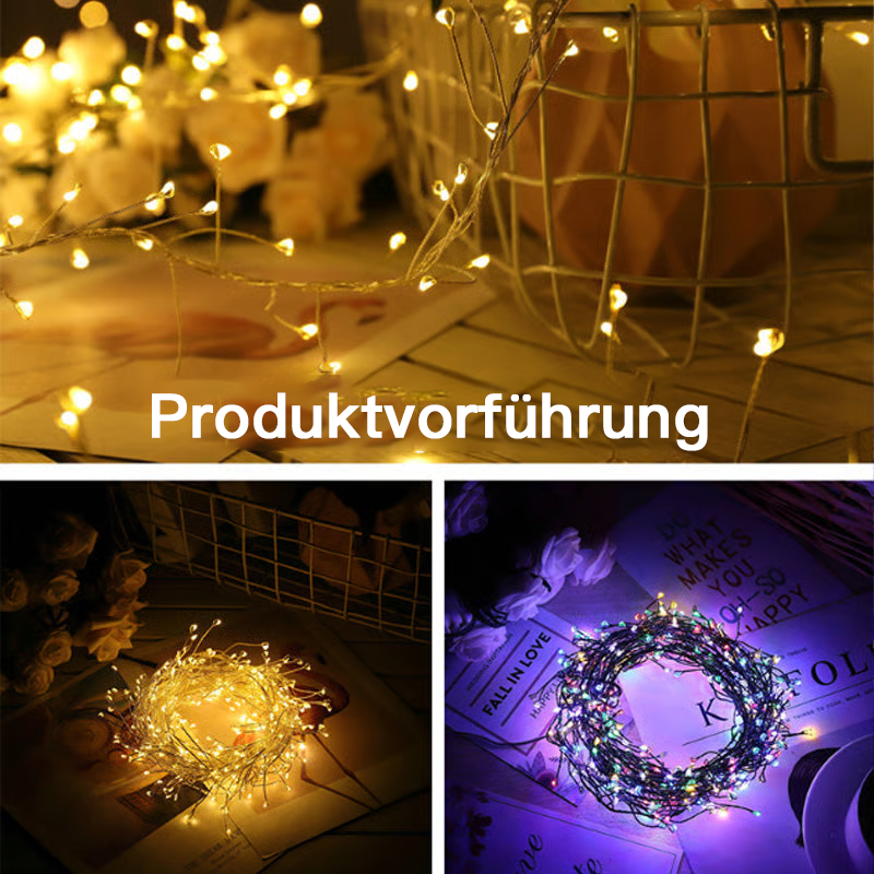 FireGlow – Vuurwerk-Koperdraad Lichtketting