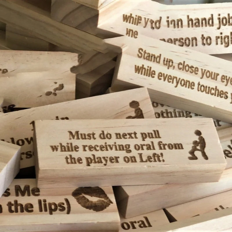 LoveBlocks - Sexy houten blokkenspel voor koppels