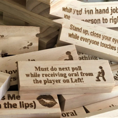 LoveBlocks - Sexy houten blokkenspel voor koppels