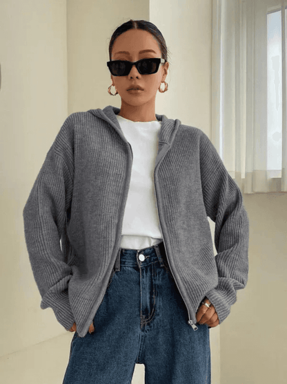 Herstura™ – Gebreide Vest Hoodie