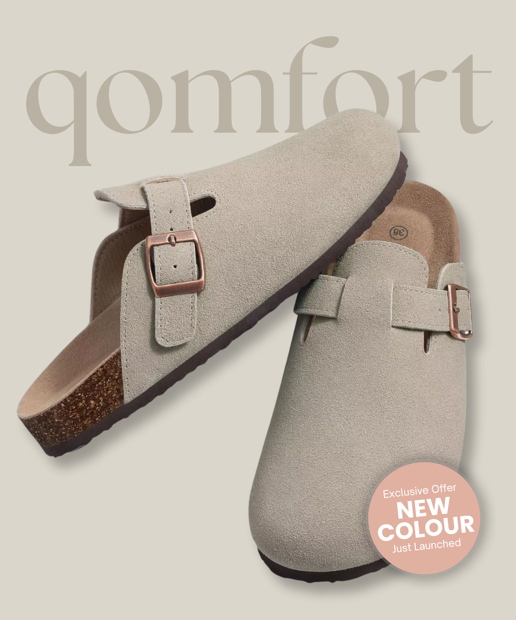 Qomfort™ - Echte suède slippers