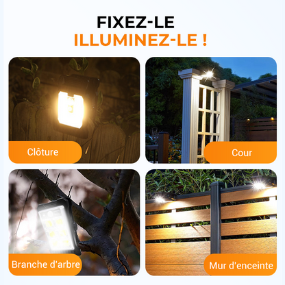 SunClip – Zonne-Cliplamp met Bewegingssensor voor Buiten