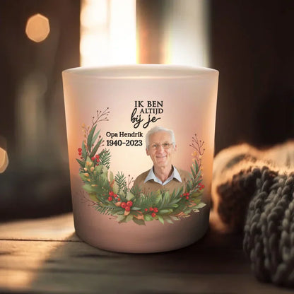 Bij jullie - Gepersonaliseerde theelichthouder