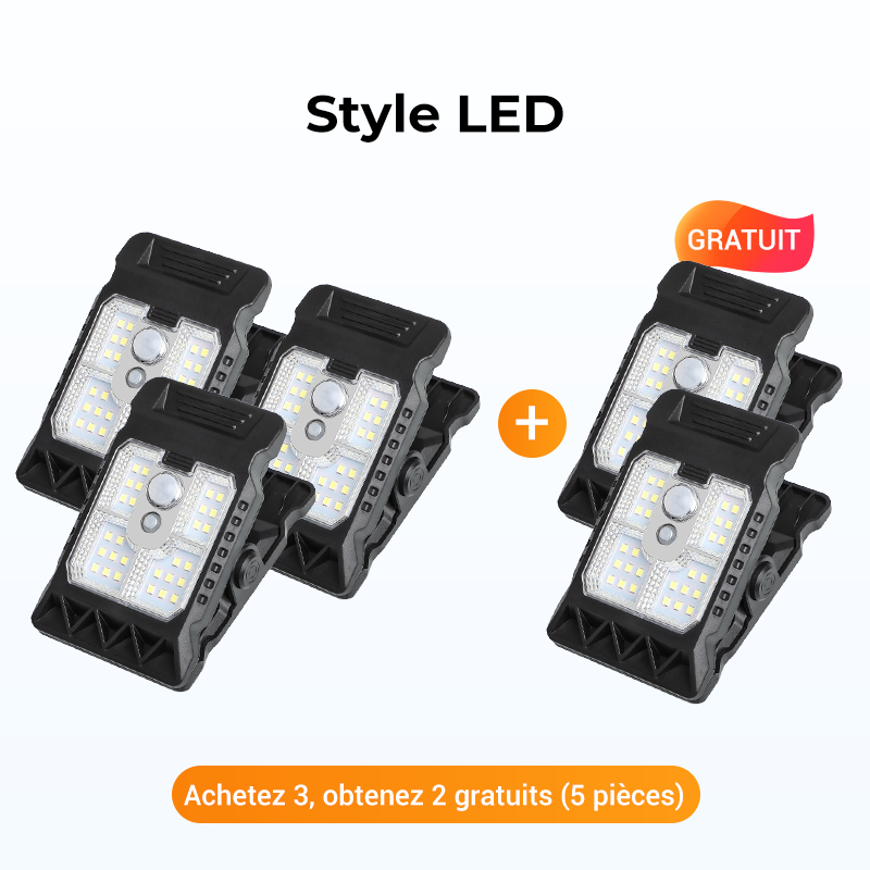 SunClip – Zonne-Cliplamp met Bewegingssensor voor Buiten