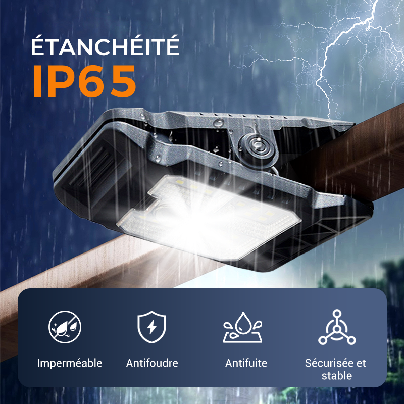 SunClip – Zonne-Cliplamp met Bewegingssensor voor Buiten