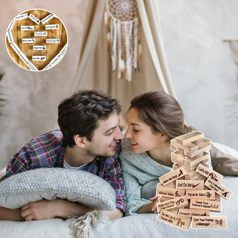 LoveBlocks - Sexy houten blokkenspel voor koppels