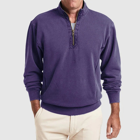 Coastal Breeze Quarter Zip Polo