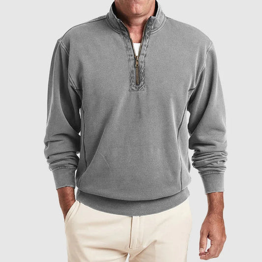 Coastal Breeze Quarter Zip Polo