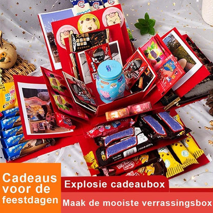 Explosie cadeaubox | Maak de mooiste verrassingsbox | 1+1 gratis