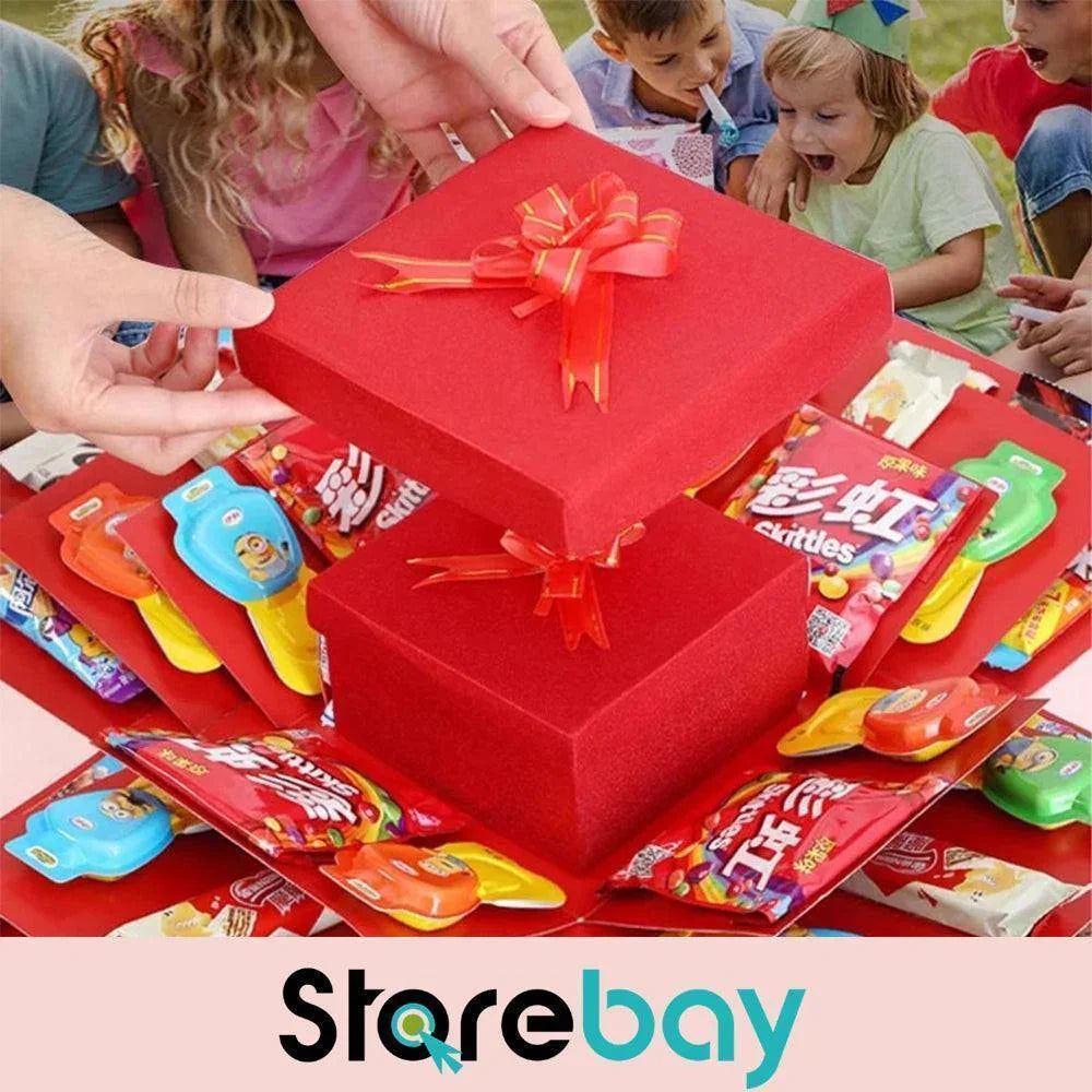 Explosie cadeaubox | Maak de mooiste verrassingsbox | 1+1 gratis
