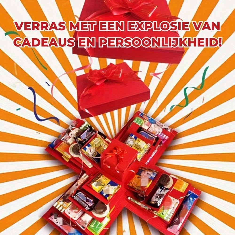 Explosie cadeaubox | Maak de mooiste verrassingsbox | 1+1 gratis