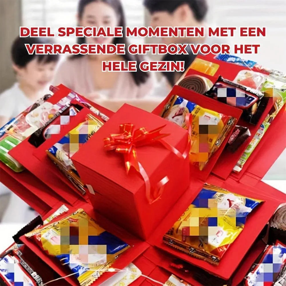 Explosie cadeaubox | Maak de mooiste verrassingsbox | 1+1 gratis
